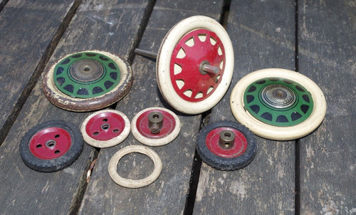 Meccano lot roues metal - meccano,